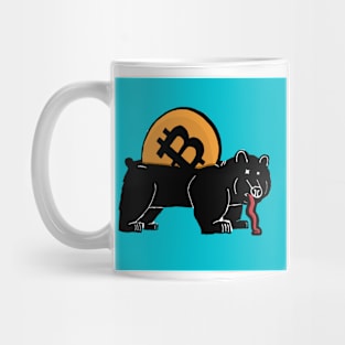 bitcoin bear Mug